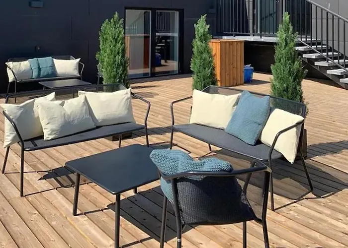 公寓 Cozy Center With Gym & Terrace 塔林